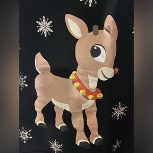 Rudolph, the red nose, reindeer sweater XL